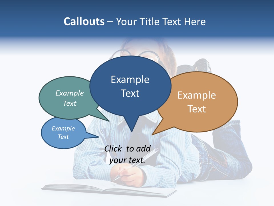 Copy Space Shirt Dreaming PowerPoint Template