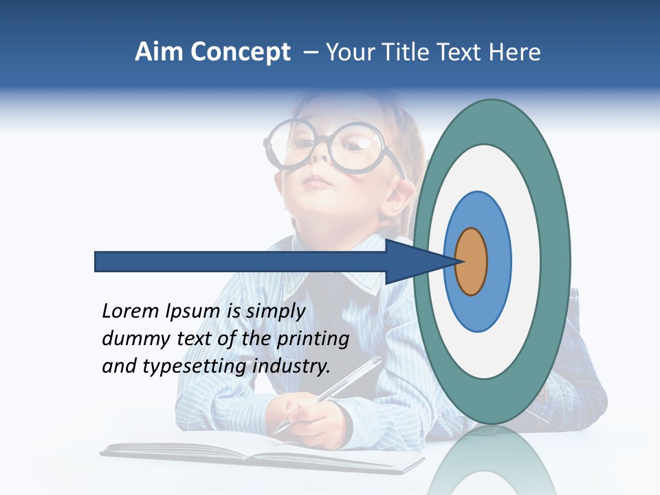 Copy Space Shirt Dreaming PowerPoint Template