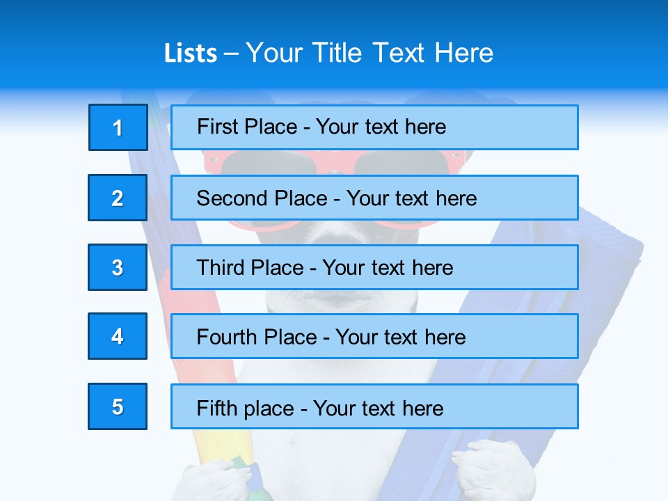 Lazy Summertime Sunshine PowerPoint Template
