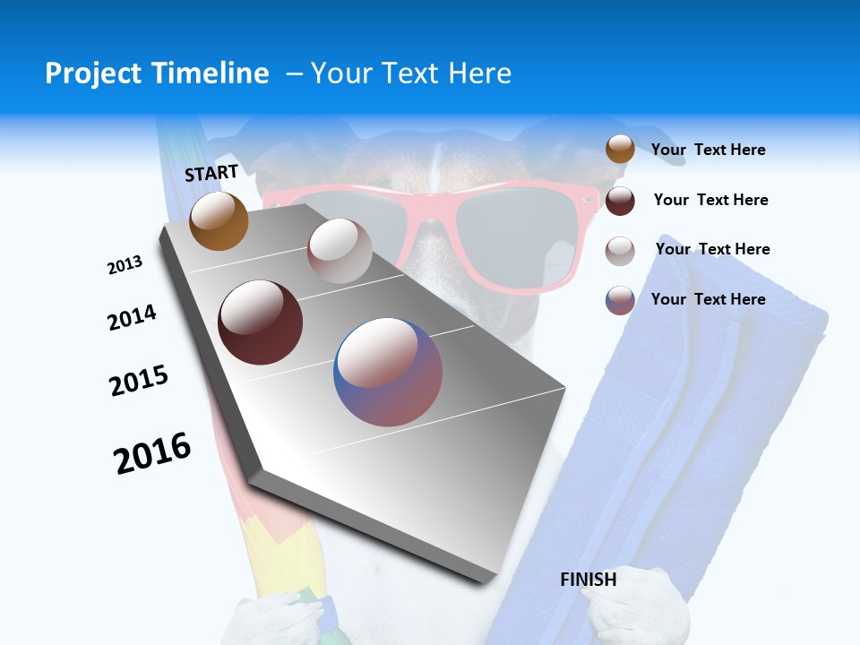 Lazy Summertime Sunshine PowerPoint Template