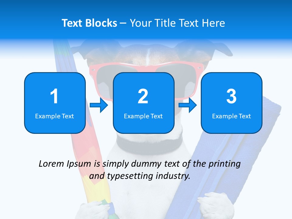 Lazy Summertime Sunshine PowerPoint Template