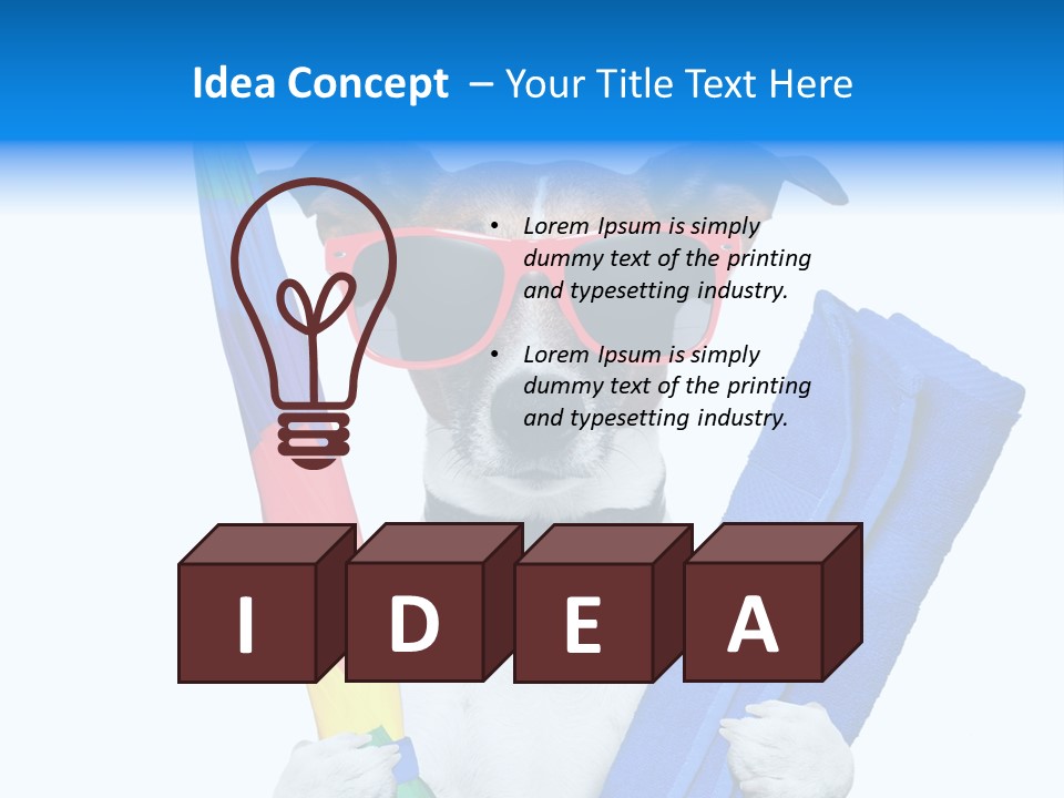 Lazy Summertime Sunshine PowerPoint Template