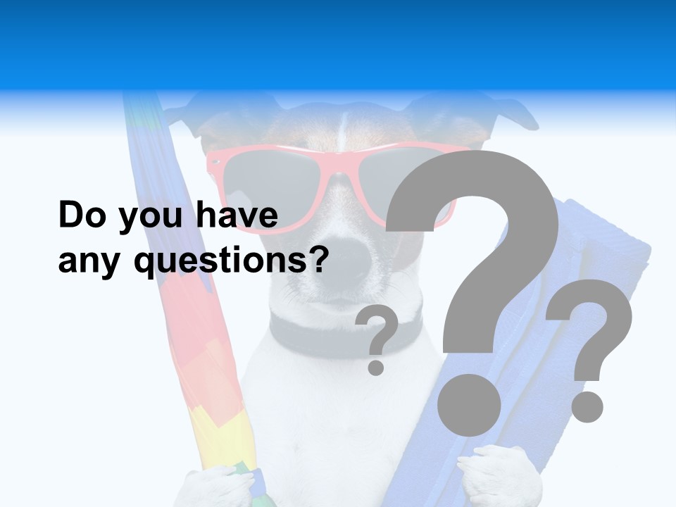 Lazy Summertime Sunshine PowerPoint Template