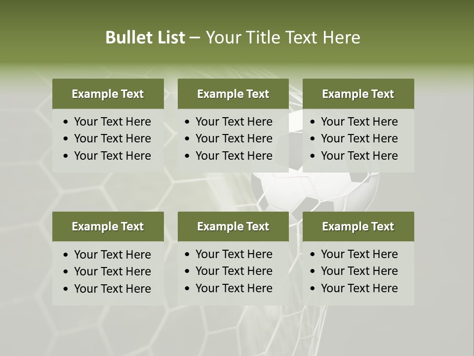 Win Background Leauge PowerPoint Template