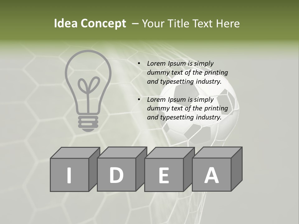 Win Background Leauge PowerPoint Template