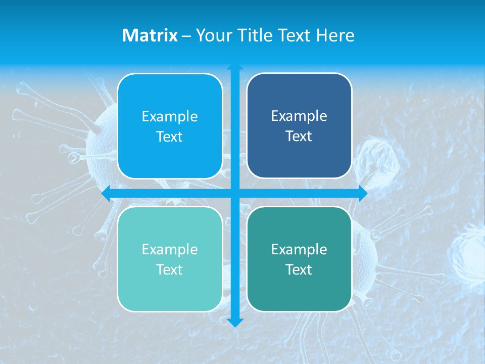 Three Dimensional Hiv High Scale PowerPoint Template