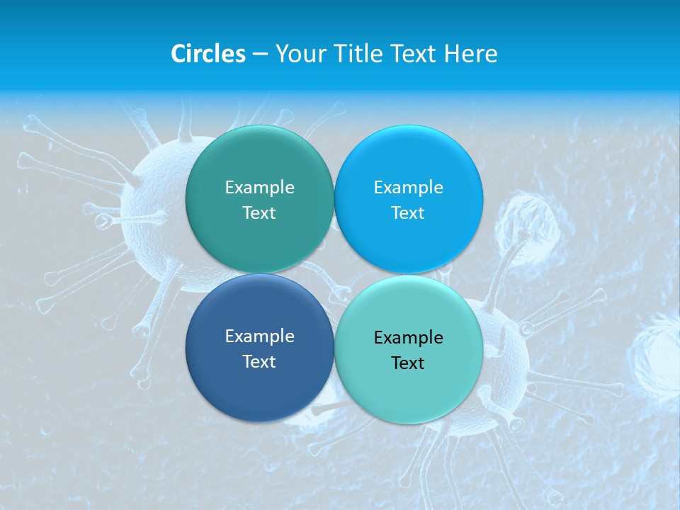 Three Dimensional Hiv High Scale PowerPoint Template