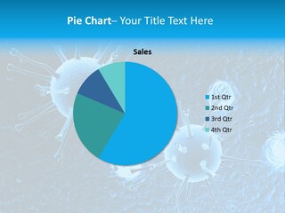 Three Dimensional Hiv High Scale PowerPoint Template