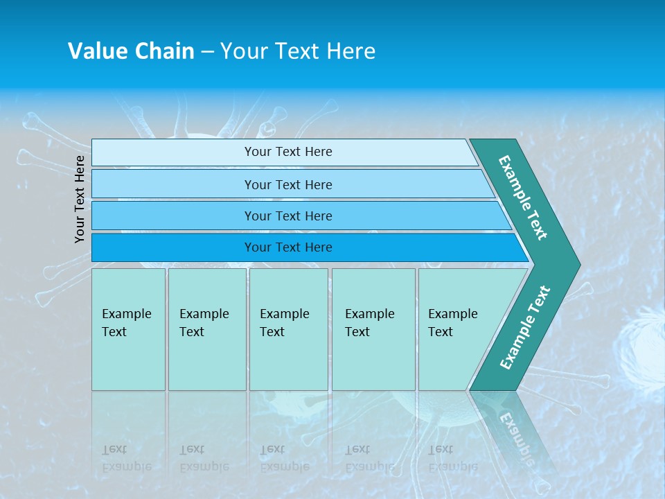 Three Dimensional Hiv High Scale PowerPoint Template