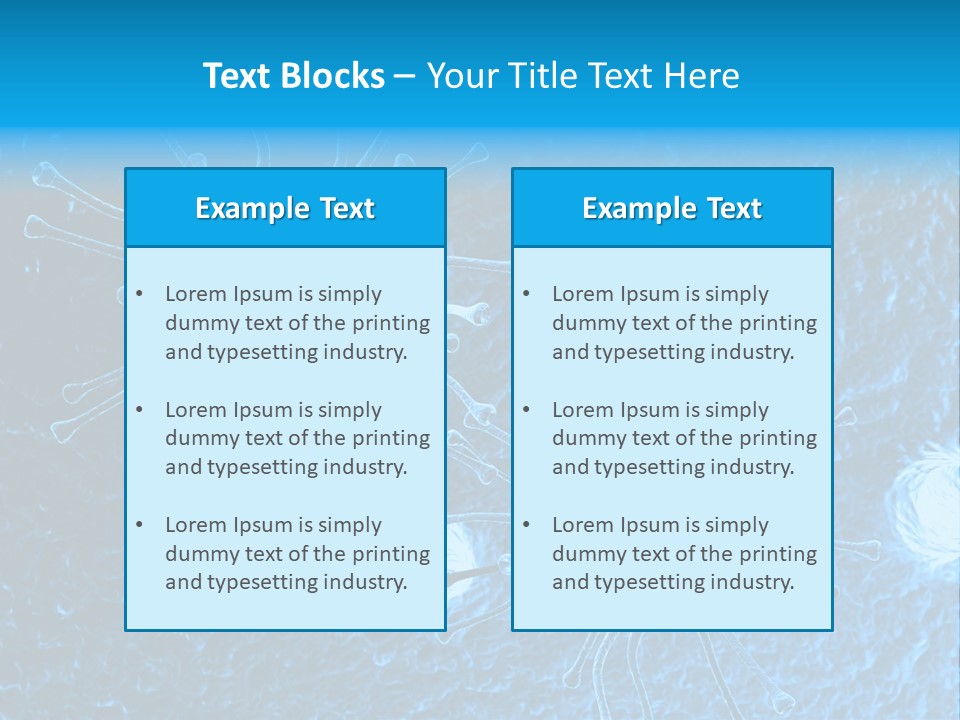 Three Dimensional Hiv High Scale PowerPoint Template