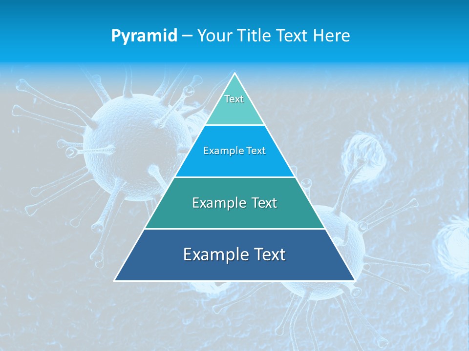 Three Dimensional Hiv High Scale PowerPoint Template