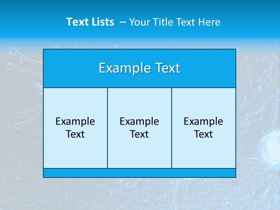 Three Dimensional Hiv High Scale PowerPoint Template