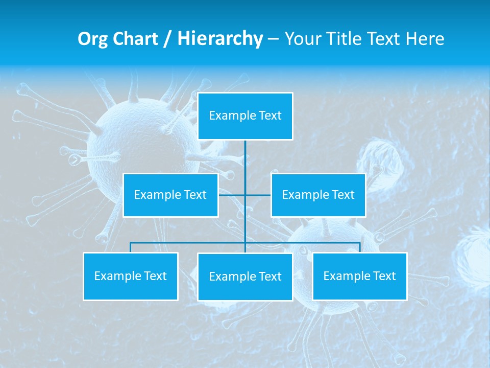 Three Dimensional Hiv High Scale PowerPoint Template