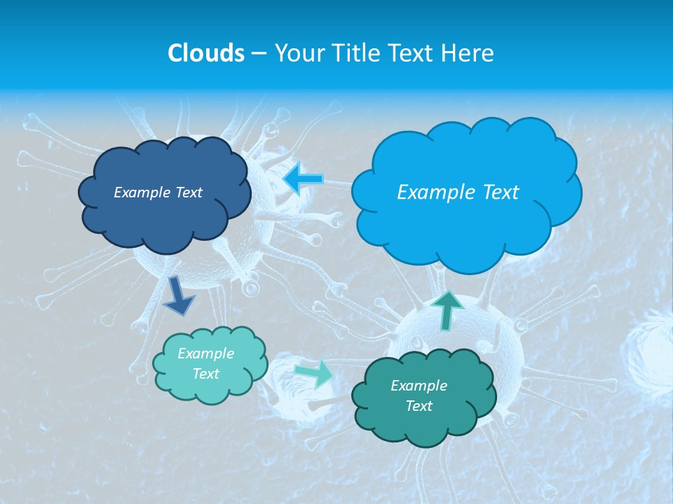 Three Dimensional Hiv High Scale PowerPoint Template