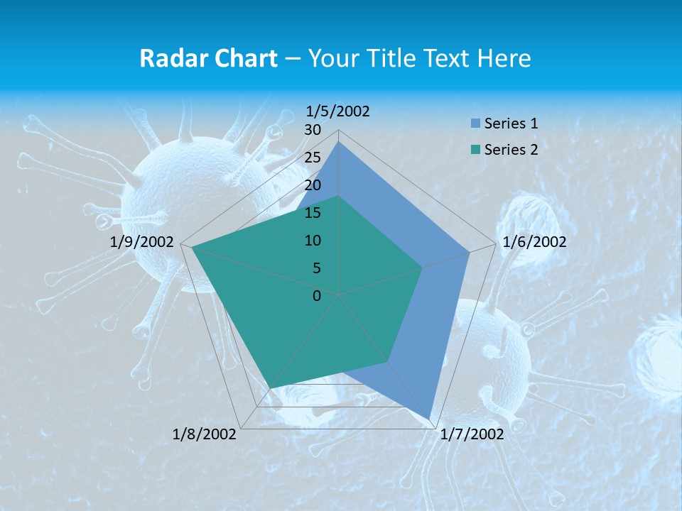 Three Dimensional Hiv High Scale PowerPoint Template