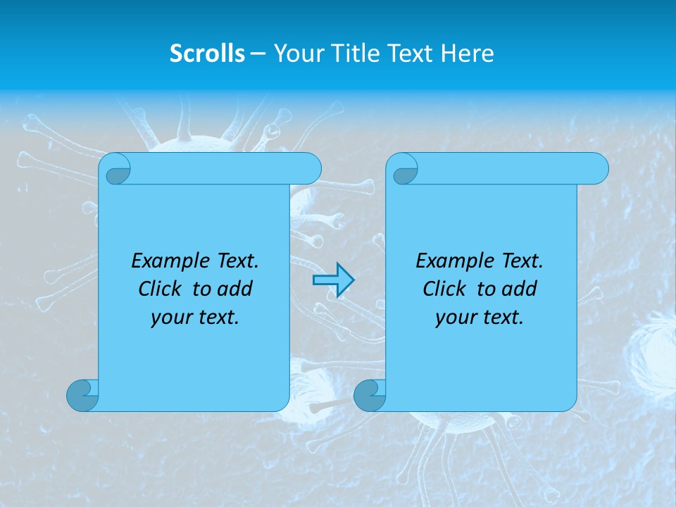 Three Dimensional Hiv High Scale PowerPoint Template