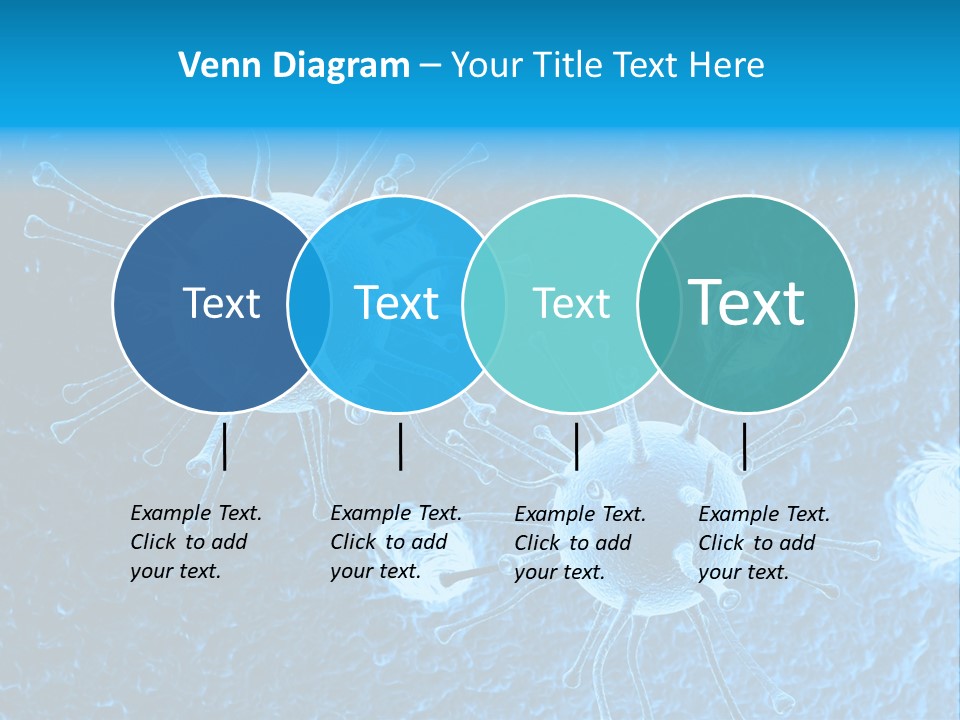 Three Dimensional Hiv High Scale PowerPoint Template