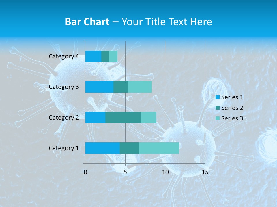 Three Dimensional Hiv High Scale PowerPoint Template