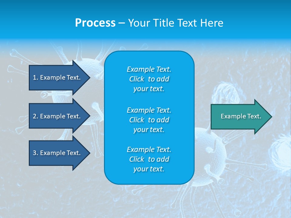 Three Dimensional Hiv High Scale PowerPoint Template