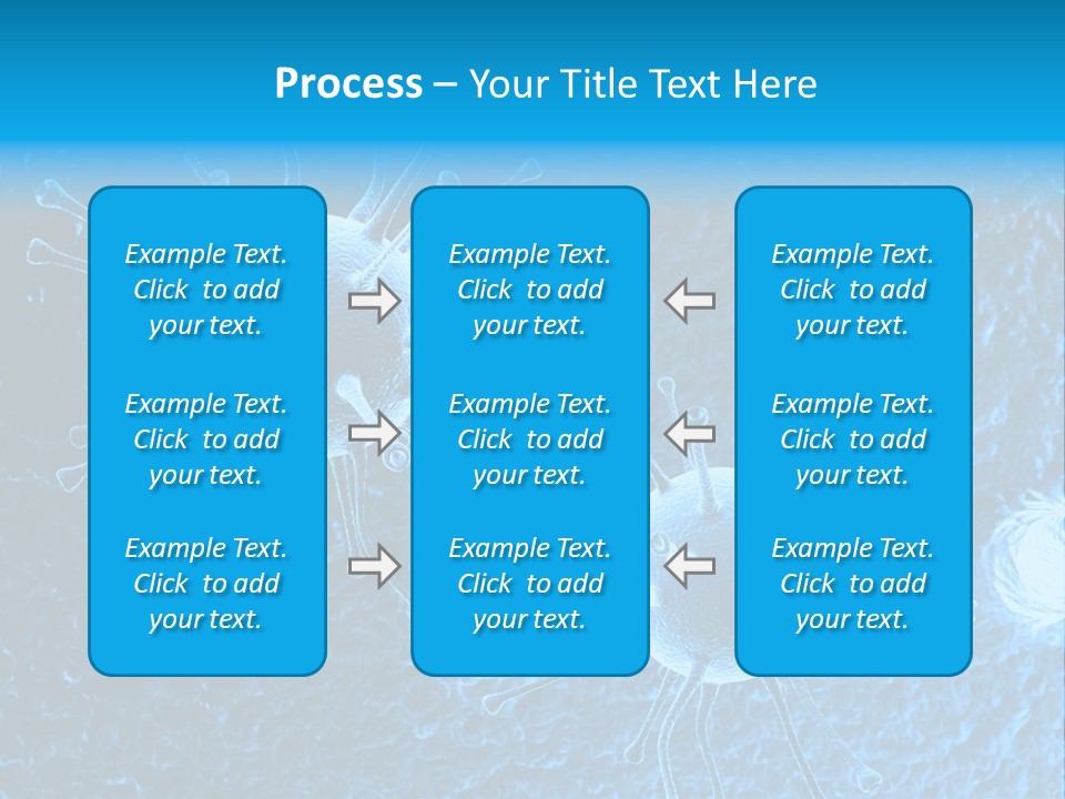 Three Dimensional Hiv High Scale PowerPoint Template