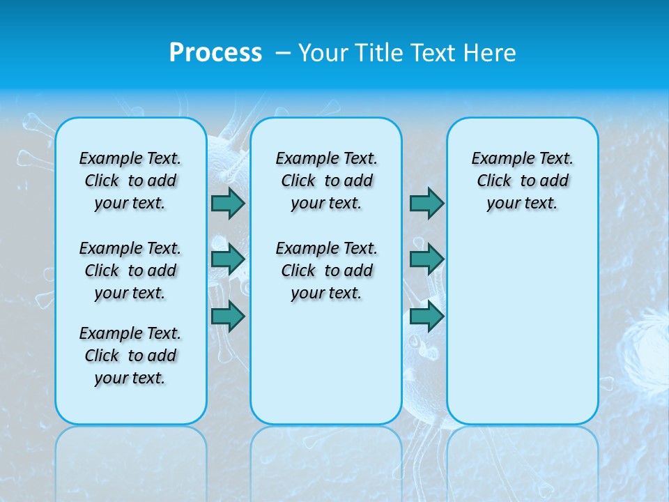 Three Dimensional Hiv High Scale PowerPoint Template