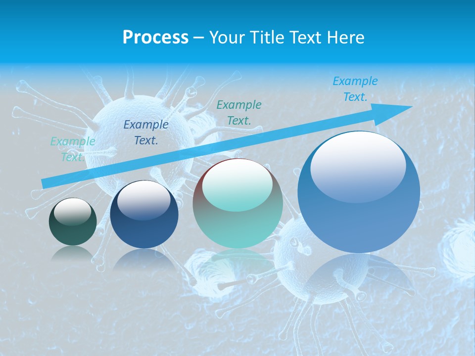 Three Dimensional Hiv High Scale PowerPoint Template