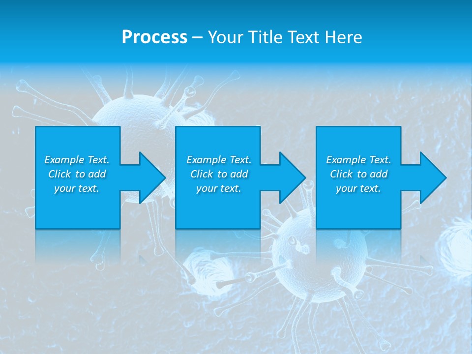 Three Dimensional Hiv High Scale PowerPoint Template