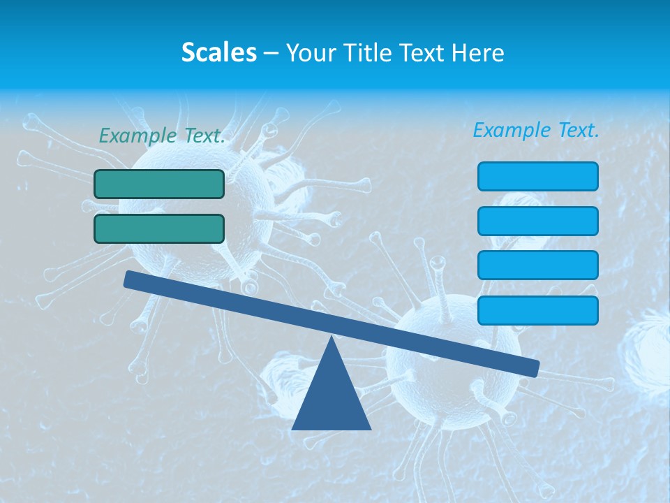 Three Dimensional Hiv High Scale PowerPoint Template