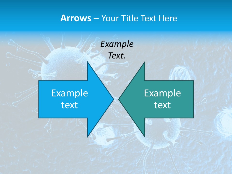 Three Dimensional Hiv High Scale PowerPoint Template