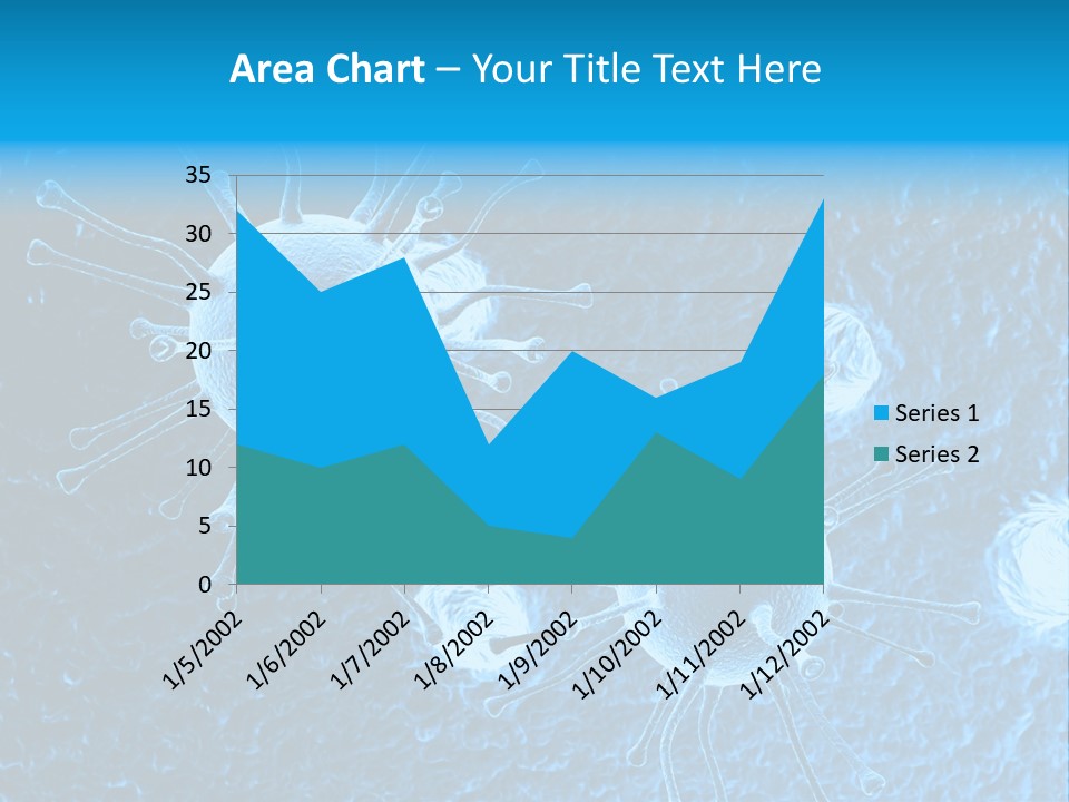 Three Dimensional Hiv High Scale PowerPoint Template