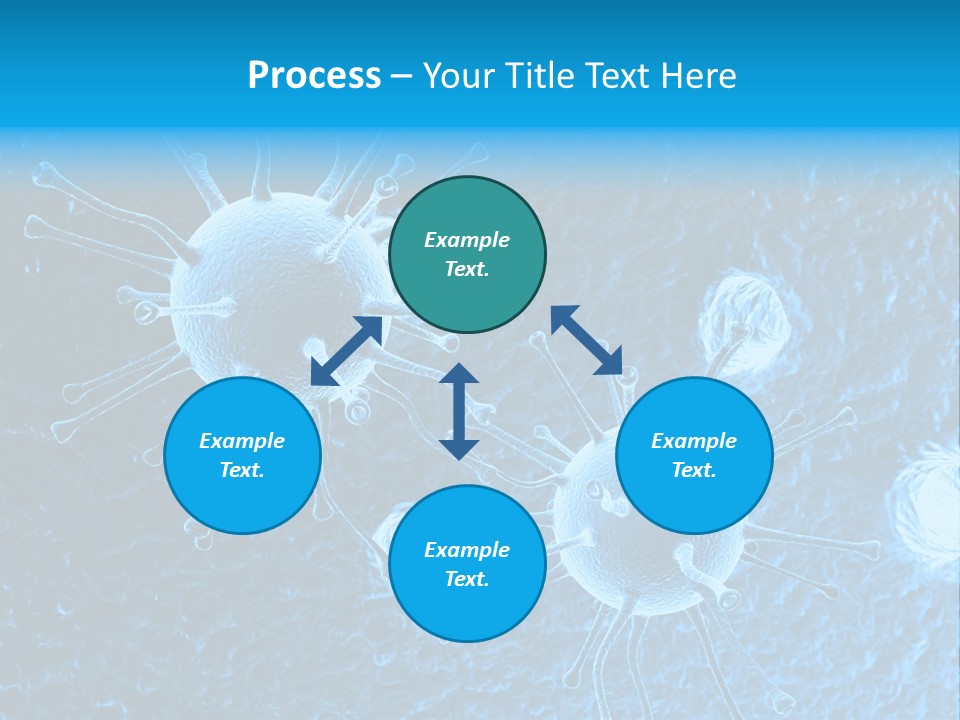 Three Dimensional Hiv High Scale PowerPoint Template