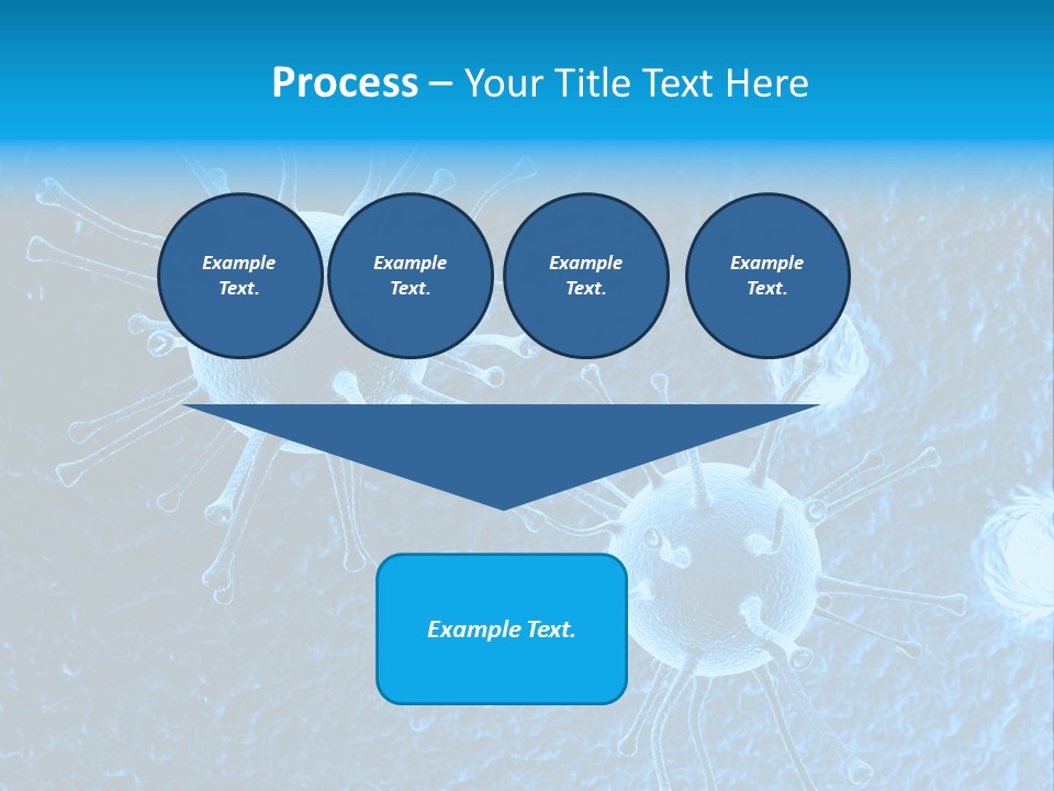 Three Dimensional Hiv High Scale PowerPoint Template