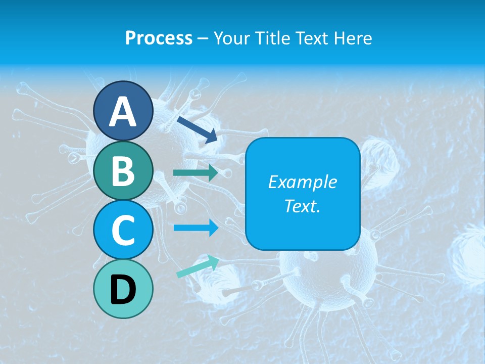 Three Dimensional Hiv High Scale PowerPoint Template