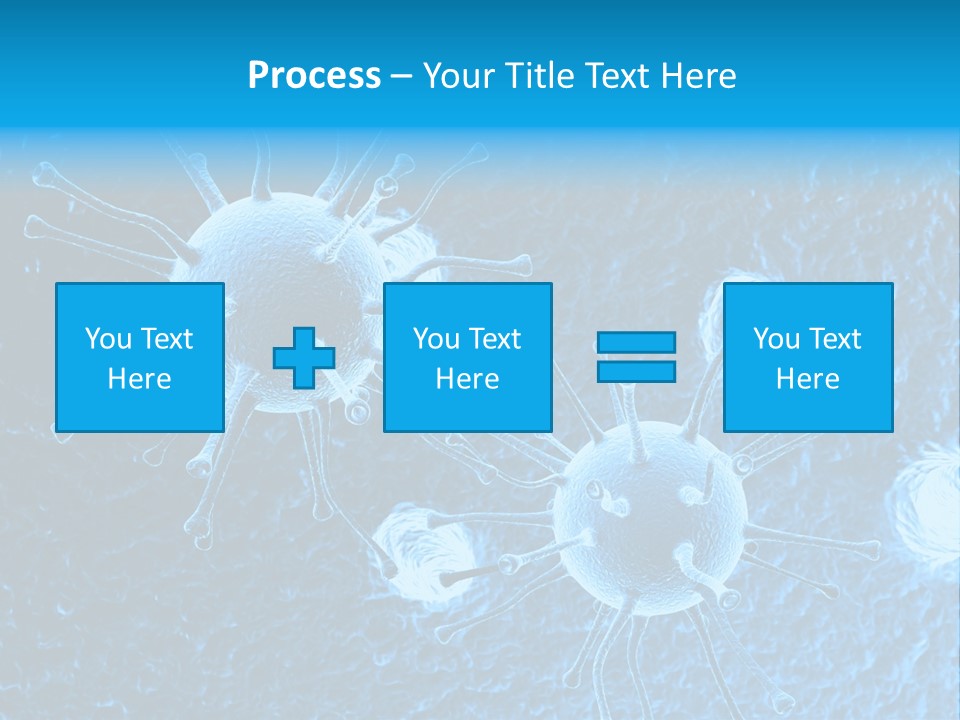 Three Dimensional Hiv High Scale PowerPoint Template