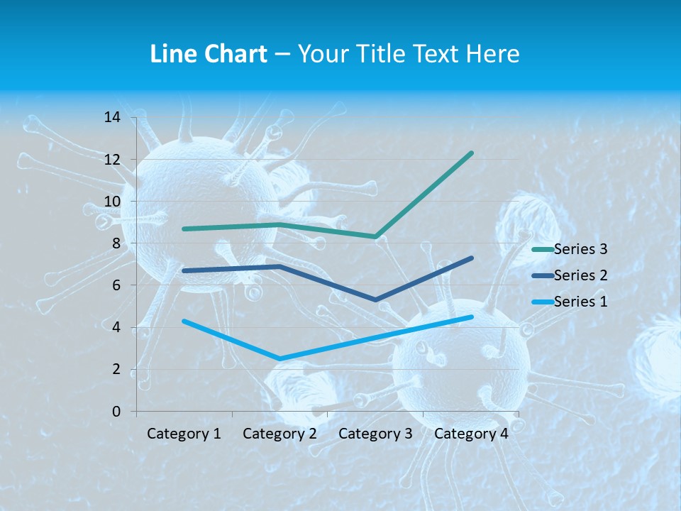 Three Dimensional Hiv High Scale PowerPoint Template