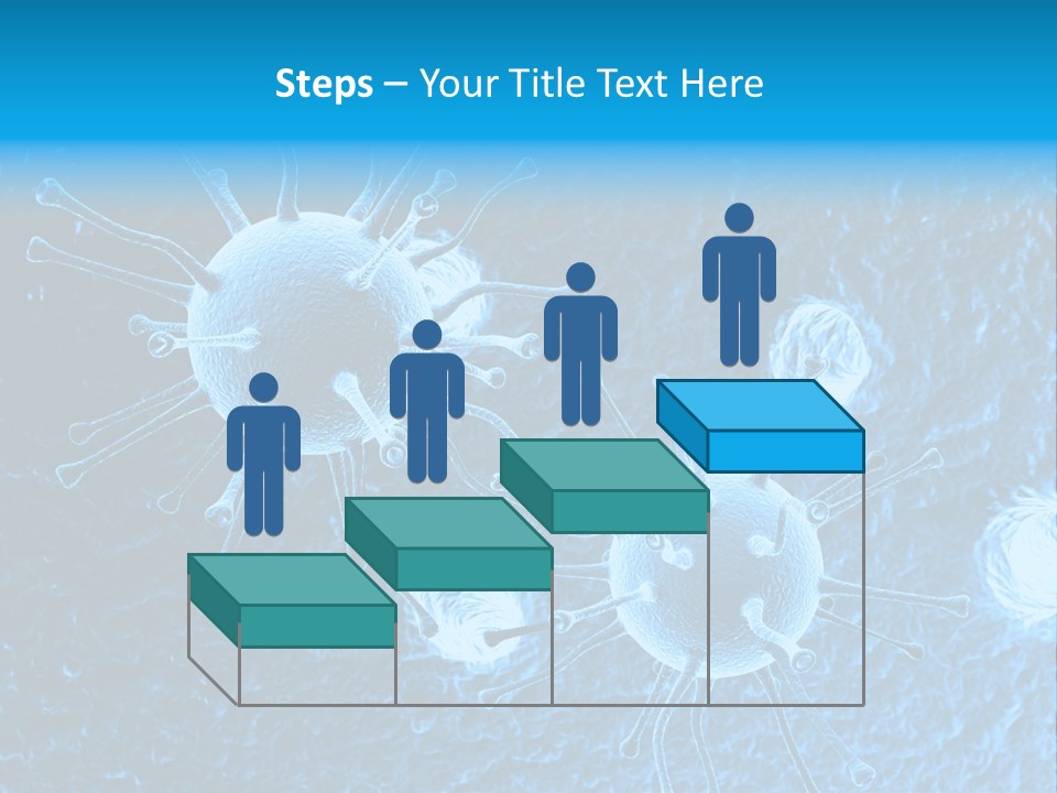 Three Dimensional Hiv High Scale PowerPoint Template