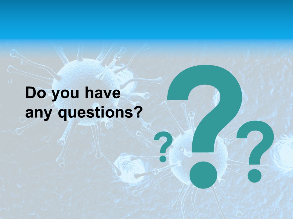 Three Dimensional Hiv High Scale PowerPoint Template