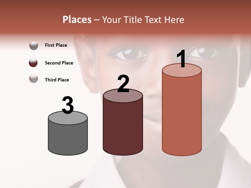 Confidence Dark Smile PowerPoint Template