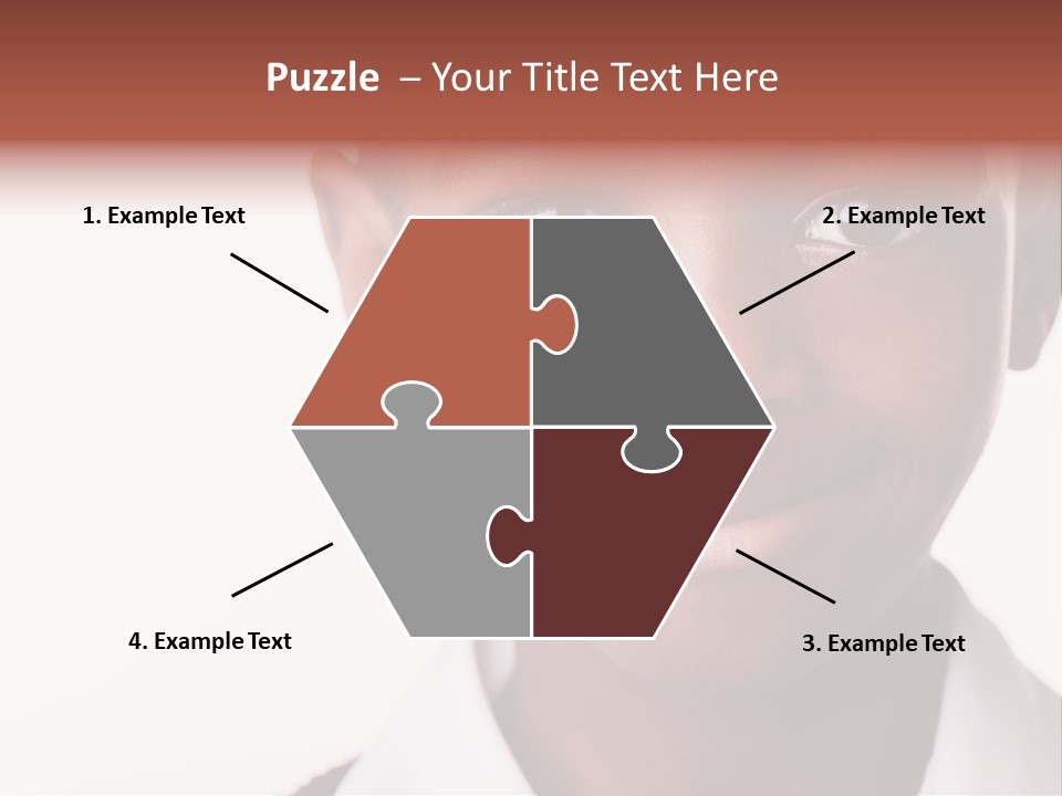 Confidence Dark Smile PowerPoint Template