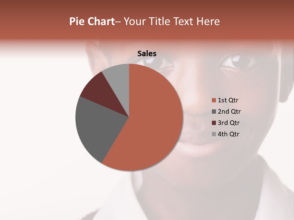 Confidence Dark Smile PowerPoint Template