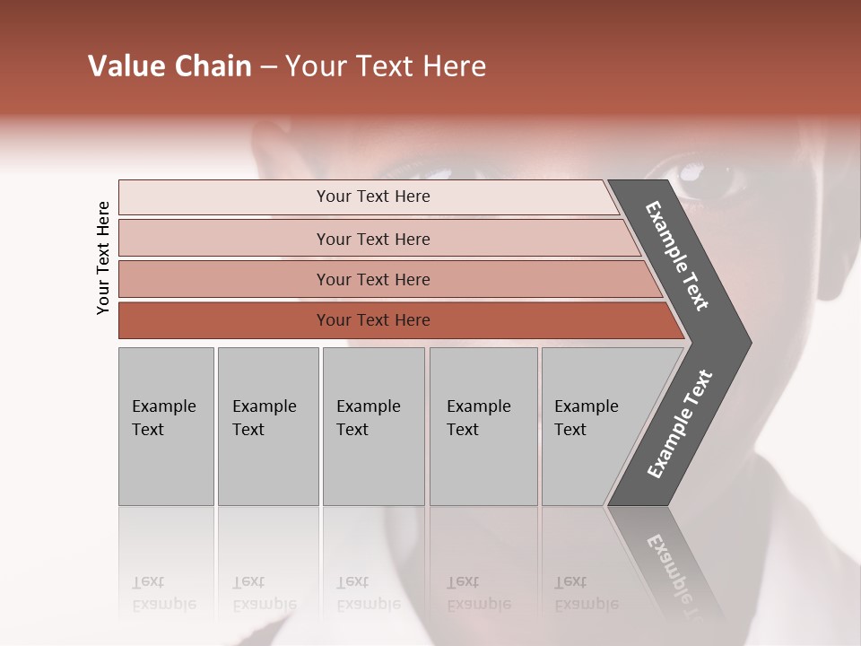 Confidence Dark Smile PowerPoint Template