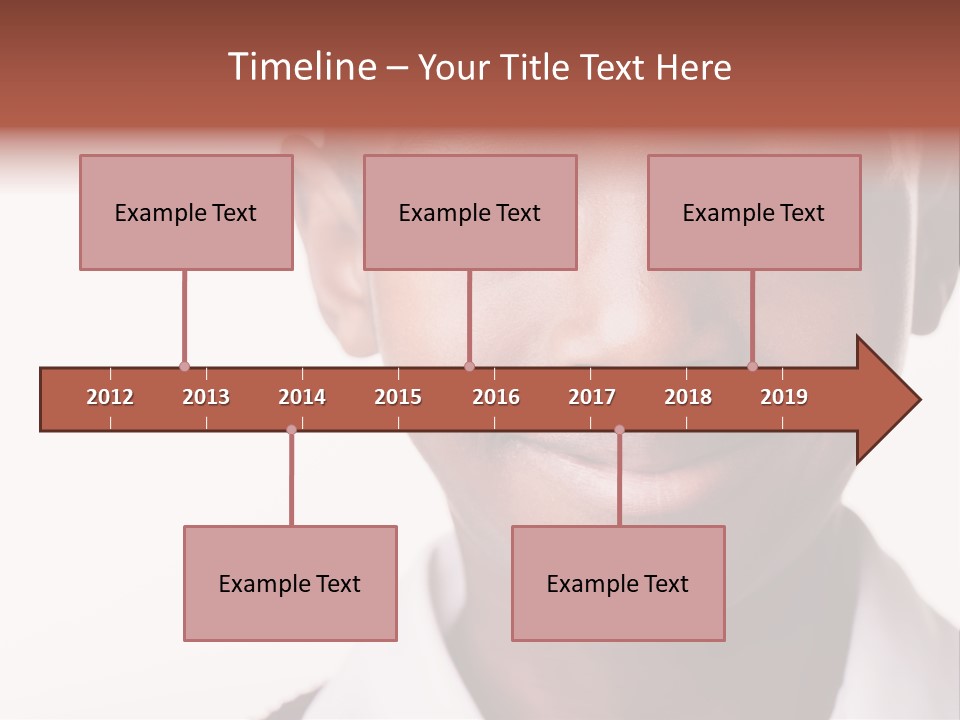 Confidence Dark Smile PowerPoint Template