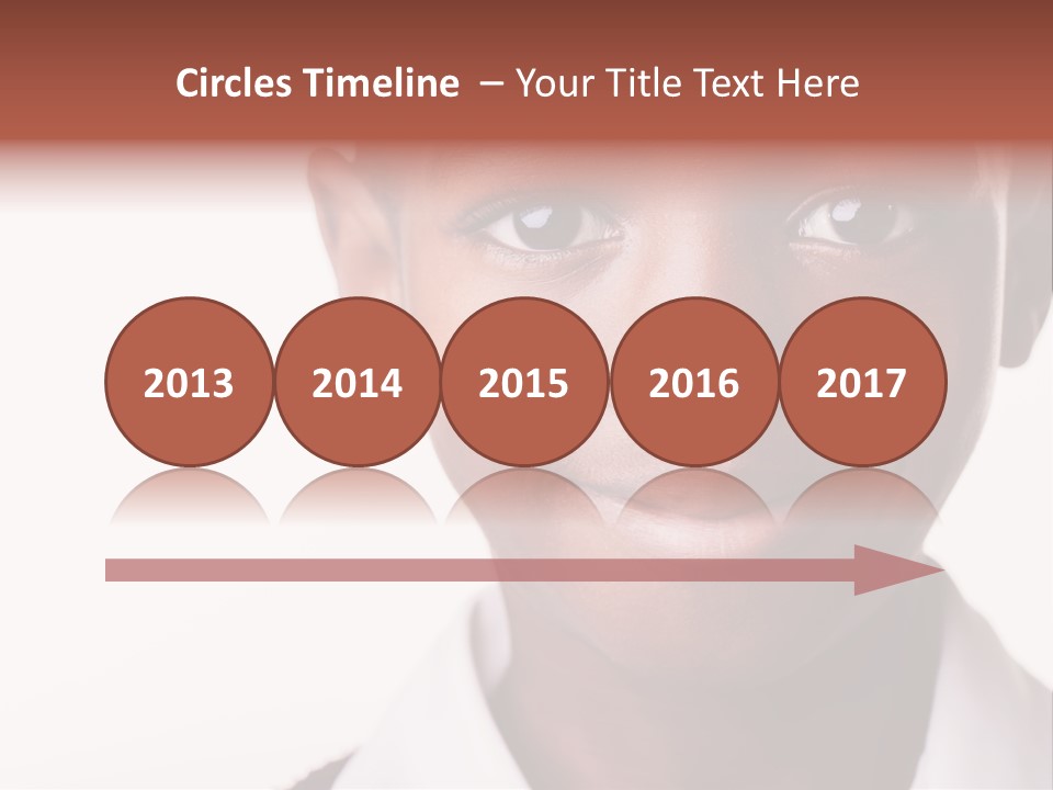 Confidence Dark Smile PowerPoint Template