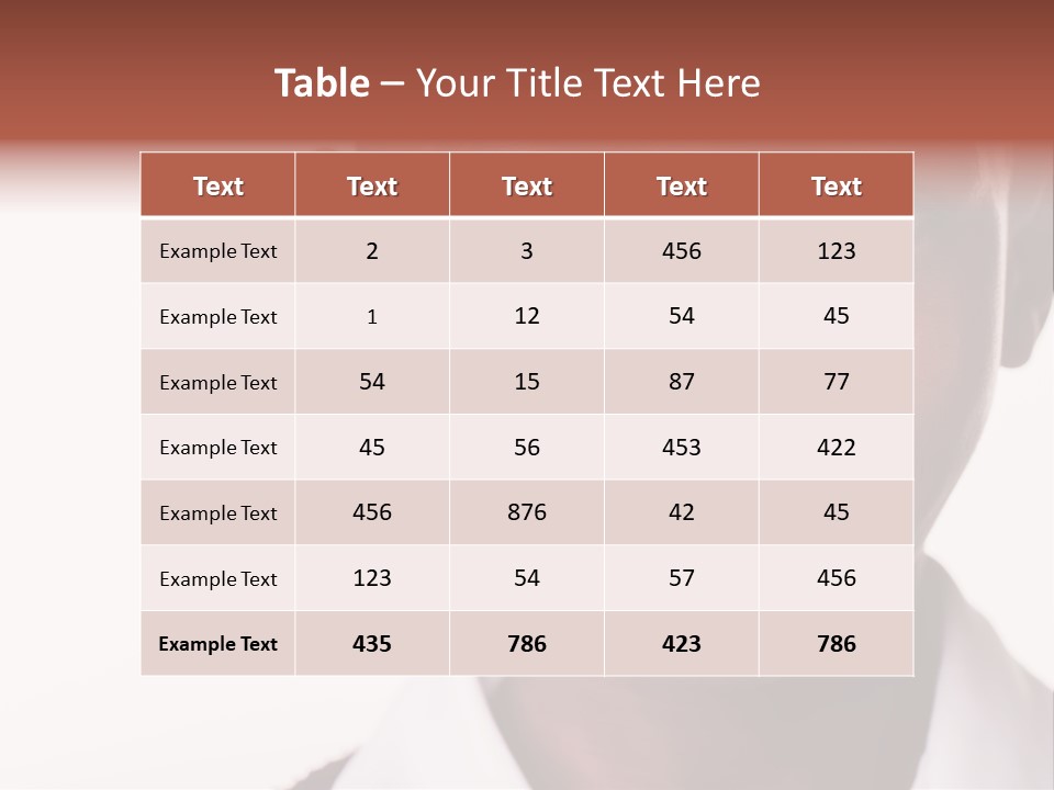 Confidence Dark Smile PowerPoint Template