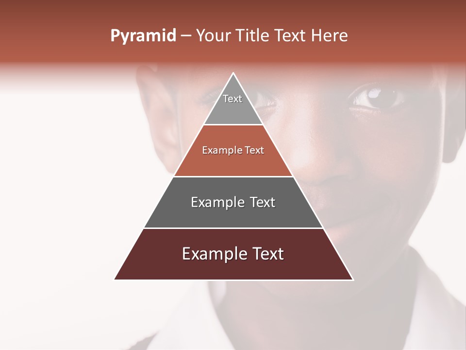 Confidence Dark Smile PowerPoint Template