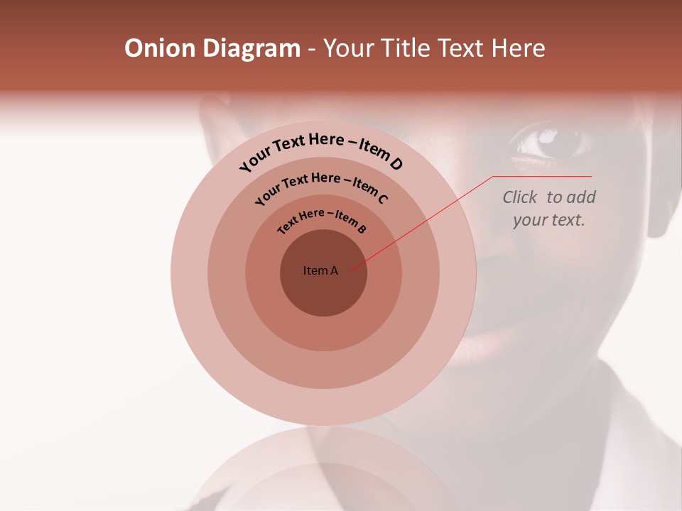 Confidence Dark Smile PowerPoint Template