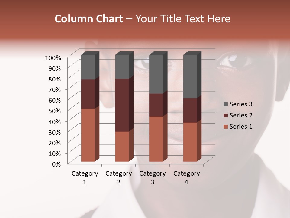 Confidence Dark Smile PowerPoint Template