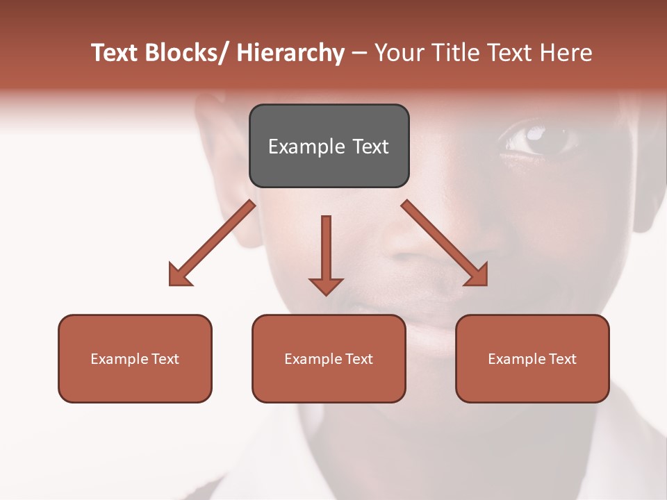 Confidence Dark Smile PowerPoint Template