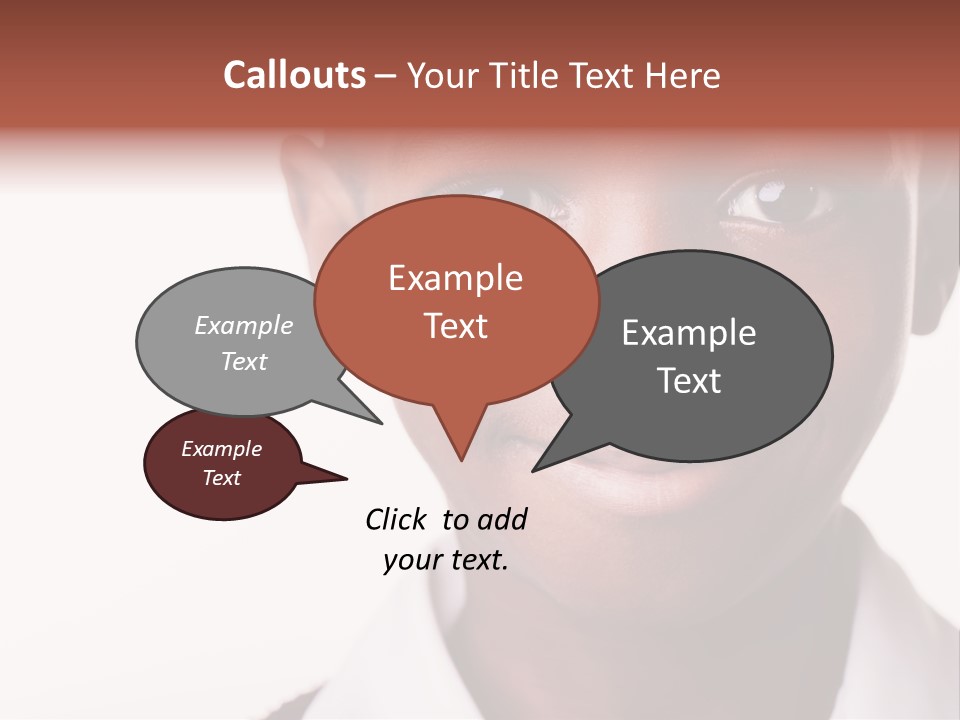 Confidence Dark Smile PowerPoint Template