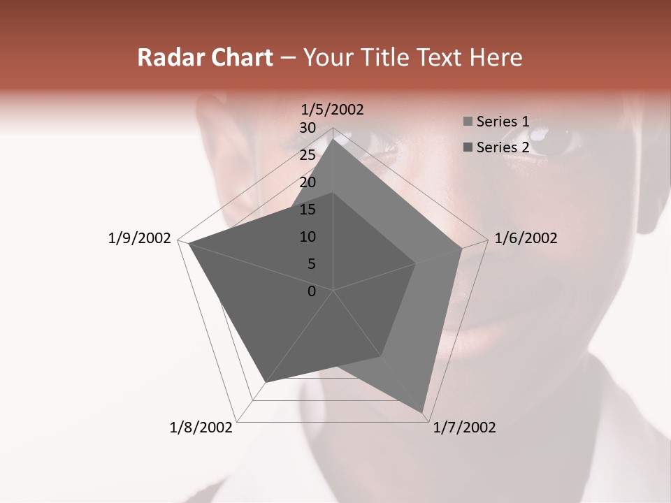 Confidence Dark Smile PowerPoint Template